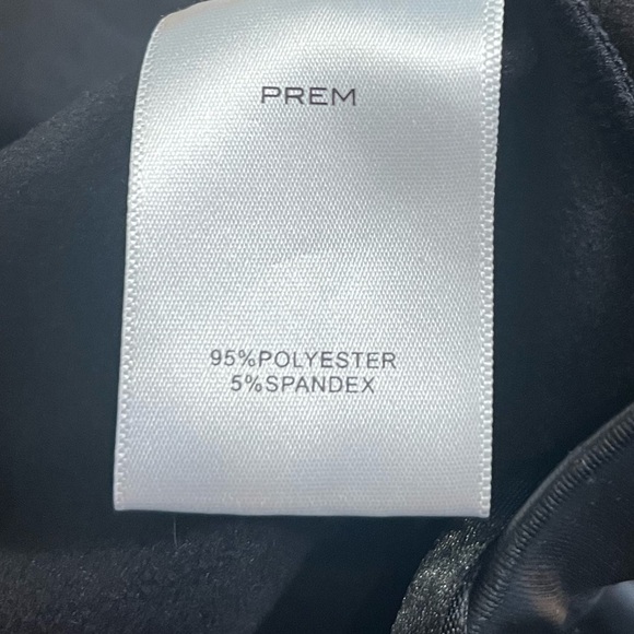 PREM The Label high waist black faux leather skinny pants size 2 - Picture 4 of 10